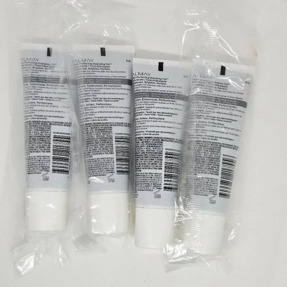 New 4 Almay Skin Perfecting Hydrating Tint Hyaluronic Acid & Squalane 170 Mocha